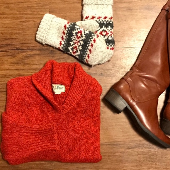 {LL Bean} Wool Sweater - Picture 1 of 3
